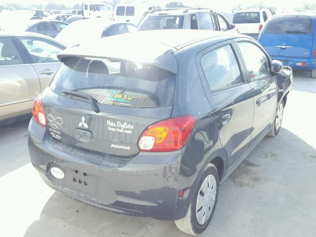 ML32A3HJ4EH014922 - 2014 MITSUBISHI MIRAGE DE BLACK photo 4