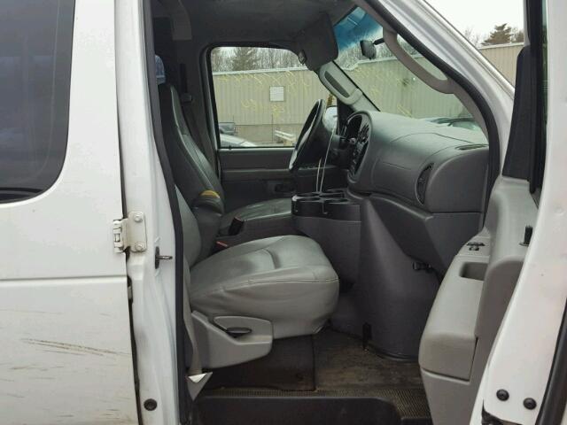 1FTNS24L78DA29869 - 2008 FORD ECONOLINE WHITE photo 5