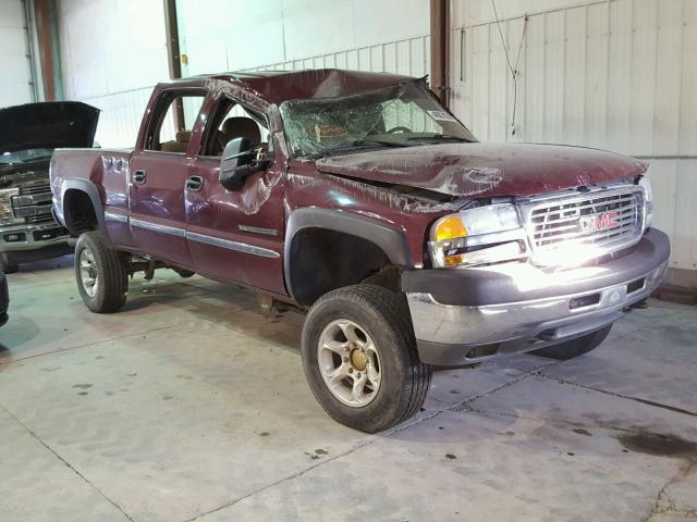 1GTHK23U31F165921 - 2001 GMC SIERRA K25 BURGUNDY photo 1