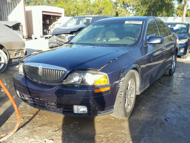 1LNHM87A72Y704166 - 2002 LINCOLN LS BLUE photo 2