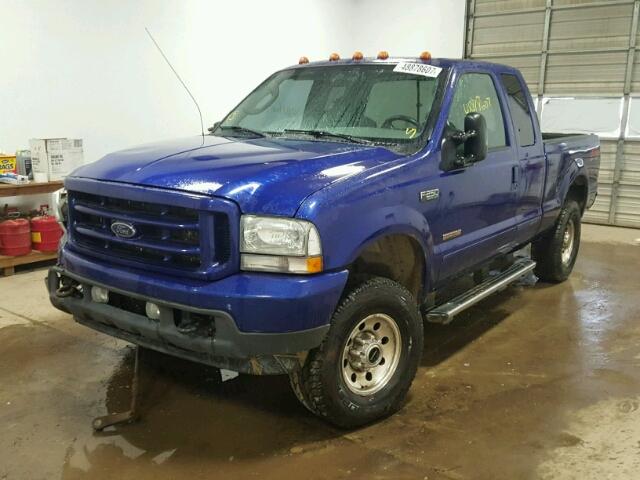 1FTNX21P33ED03225 - 2003 FORD F250 SUPER BLUE photo 2