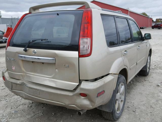 JN8BT08V86W202966 - 2006 NISSAN X-TRAIL XE GOLD photo 4