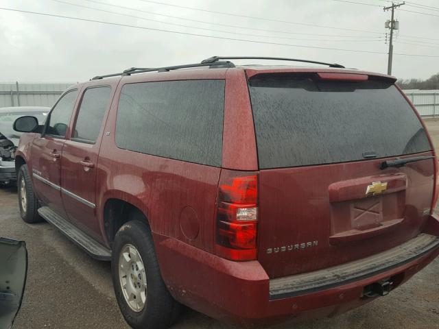 1GNSCJE05BR117223 - 2011 CHEVROLET SUBURBAN C BURGUNDY photo 3