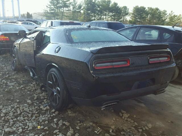 2C3CDZBT8GH331755 - 2016 DODGE CHALLENGER BLACK photo 3