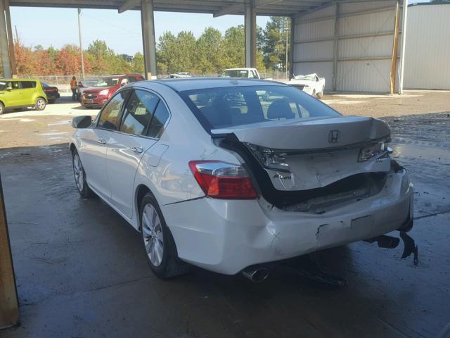 1HGCR3F85EA022984 - 2014 HONDA ACCORD EXL WHITE photo 3