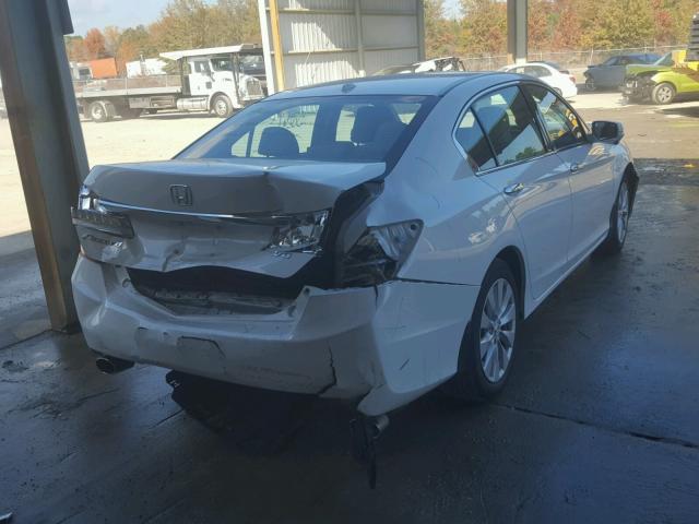 1HGCR3F85EA022984 - 2014 HONDA ACCORD EXL WHITE photo 4