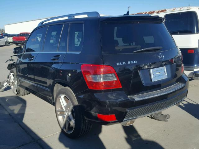 WDCGG8HB5BF526102 - 2011 MERCEDES-BENZ GLK 350 4M BLACK photo 3