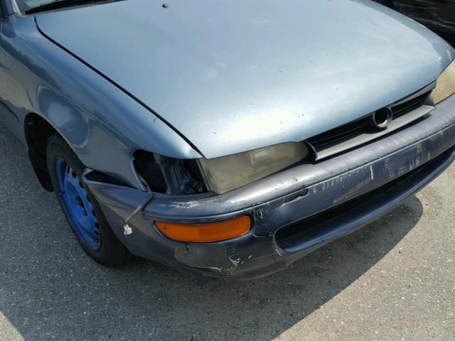 2T1AE09B9RC085725 - 1994 TOYOTA COROLLA LE BLUE photo 9