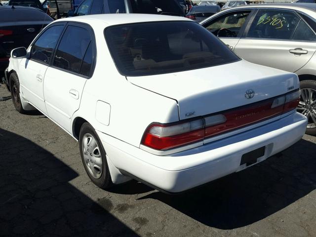 1NXBB02E9TZ430985 - 1996 TOYOTA COROLLA DX WHITE photo 3