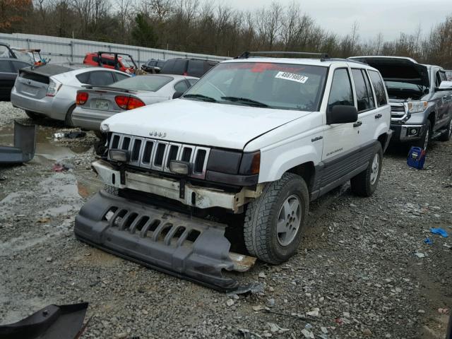 1J4GZ58Y5RC147125 - 1994 JEEP GRAND CHER WHITE photo 2