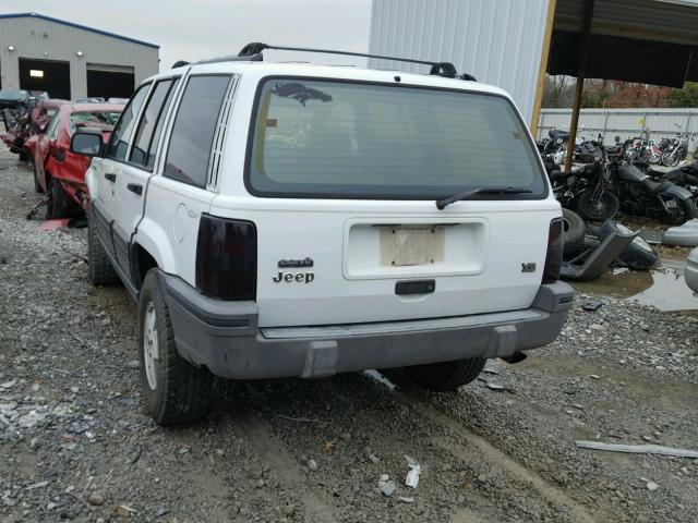 1J4GZ58Y5RC147125 - 1994 JEEP GRAND CHER WHITE photo 3