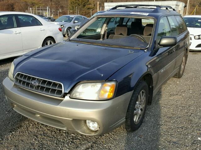 4S3BH675646609294 - 2004 SUBARU LEGACY OUT BLUE photo 2