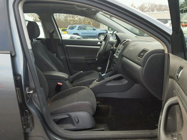 3VWMZ71K29M291270 - 2009 VOLKSWAGEN JETTA S Boz foto 5