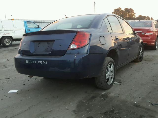 1G8AJ55F97Z112856 - 2007 SATURN ION LEVEL BLUE photo 4