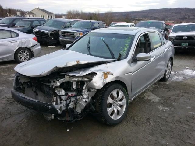 1HGCP36859A028568 - 2009 HONDA ACCORD EXL SILVER photo 2