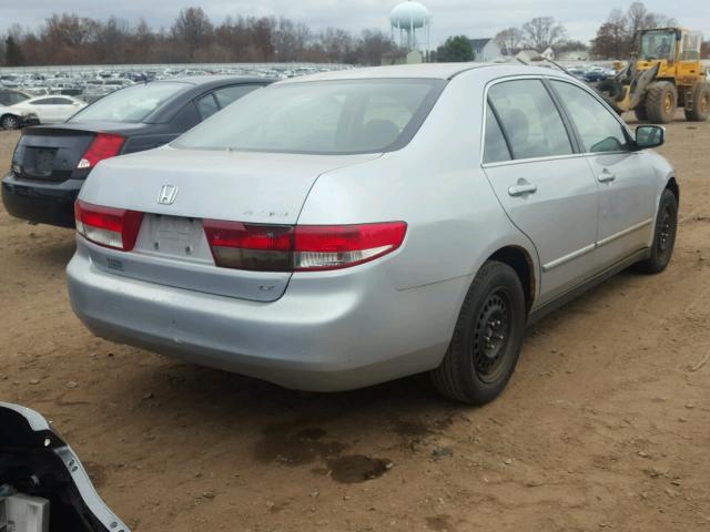 1HGCM56363A105805 - 2003 HONDA ACCORD LX SILVER photo 4