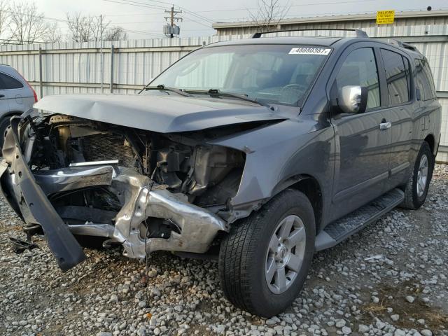 5N1BA08C87N723737 - 2007 NISSAN ARMADA SE GRAY photo 2