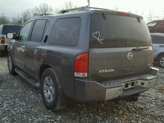 5N1BA08C87N723737 - 2007 NISSAN ARMADA SE GRAY photo 3