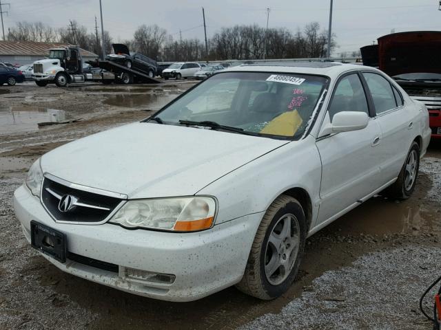 19UUA56622A051506 - 2002 ACURA 3.2TL WHITE photo 2