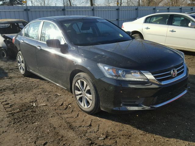 1HGCR2F30FA273766 - 2015 HONDA ACCORD LX BLACK photo 1