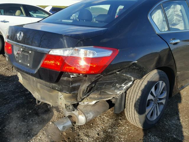 1HGCR2F30FA273766 - 2015 HONDA ACCORD LX BLACK photo 9