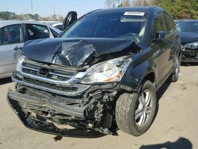 5J6RE4H78BL089314 - 2011 HONDA CR-V EXL 黑色 照片 2