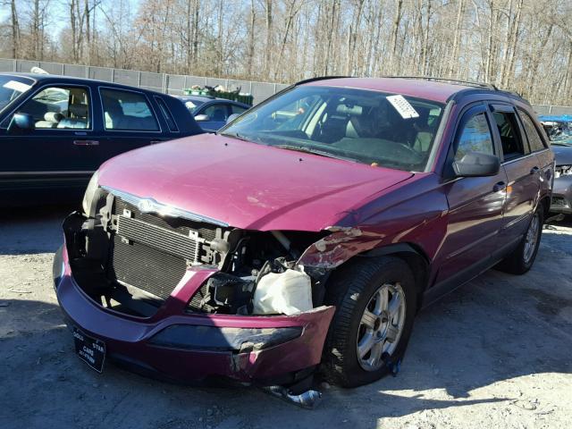 2C8GF68475R327319 - 2005 CHRYSLER PACIFICA T PURPLE photo 2