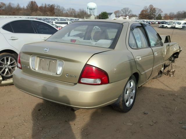 3N1CB51D33L701146 - 2003 NISSAN SENTRA XE GOLD photo 4