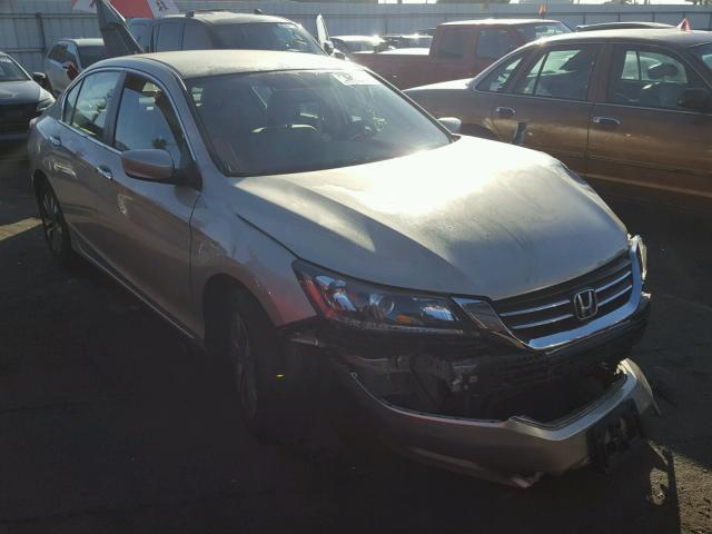 1HGCR2F38FA223925 - 2015 HONDA ACCORD LX TAN photo 1