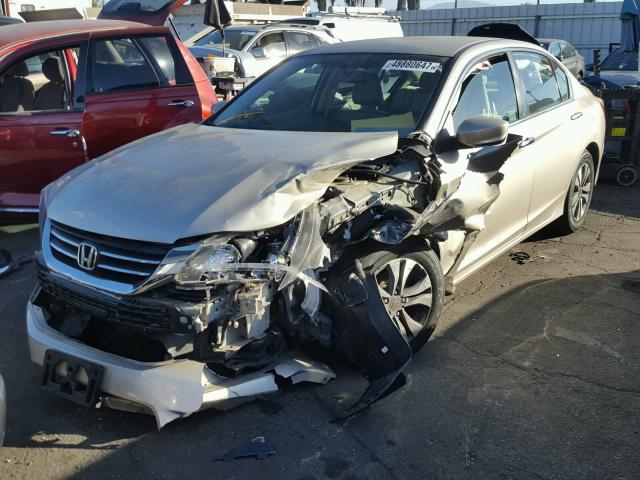 1HGCR2F38FA223925 - 2015 HONDA ACCORD LX TAN photo 2