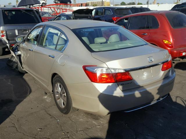 1HGCR2F38FA223925 - 2015 HONDA ACCORD LX TAN photo 3