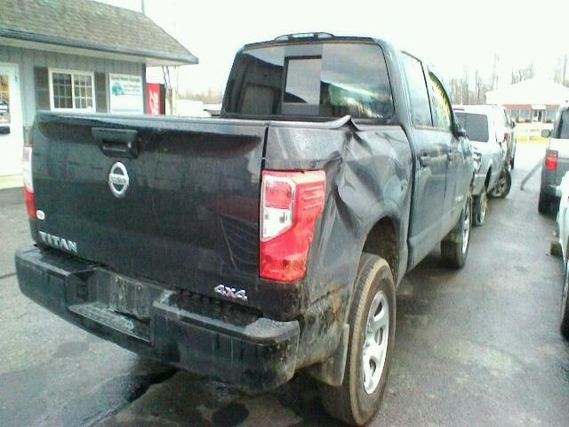 1N6AA1EJ5HN507142 - 2017 NISSAN TITAN S BLACK photo 4