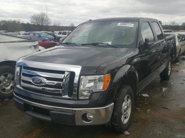 1FTEW1C80AFD70990 - 2010 FORD F150 SUPER BLACK photo 2