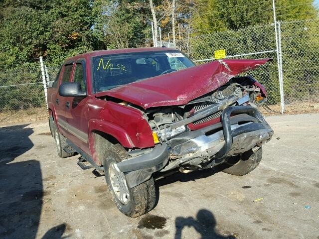 3GNEK12T74G207006 - 2004 CHEVROLET AVALANCHE RED photo 1