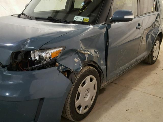 JTLKE50E791067306 - 2009 TOYOTA SCION XB Көк фото 9