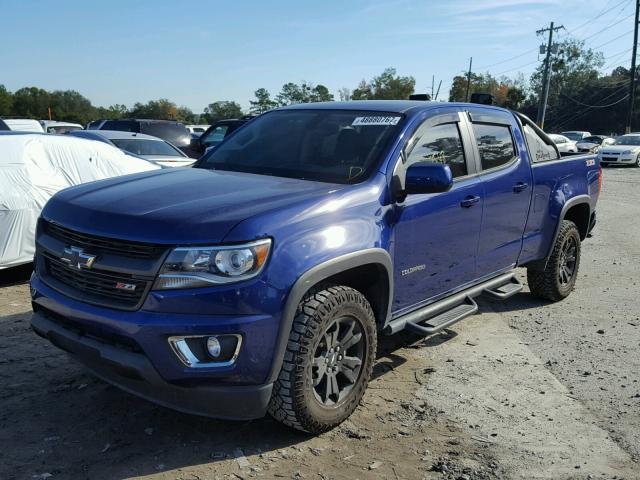 1GCGSDE30G1179552 - 2016 CHEVROLET COLORADO Z BLUE photo 2