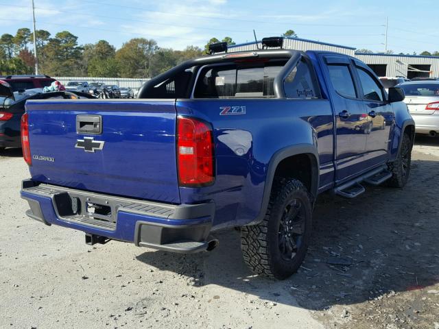 1GCGSDE30G1179552 - 2016 CHEVROLET COLORADO Z BLUE photo 4