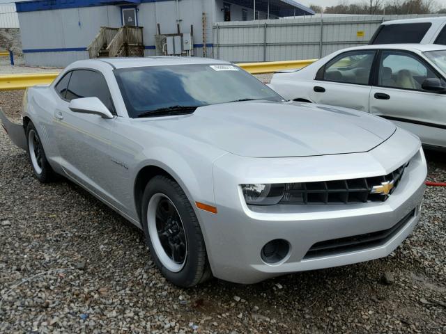 2G1FA1E36D9137514 - 2013 CHEVROLET CAMARO LS SILVER photo 1