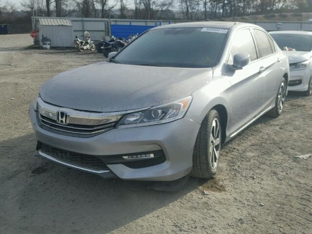 1HGCR3F86HA008869 - 2017 HONDA ACCORD EXL SILVER photo 2