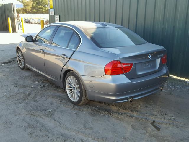 WBAPN7C51BA949938 - 2011 BMW 335 D GRAY photo 3