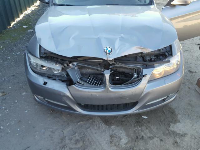 WBAPN7C51BA949938 - 2011 BMW 335 D GRAY photo 7