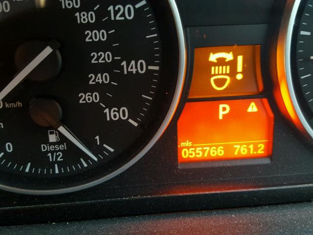 WBAPN7C51BA949938 - 2011 BMW 335 D GRAY photo 8