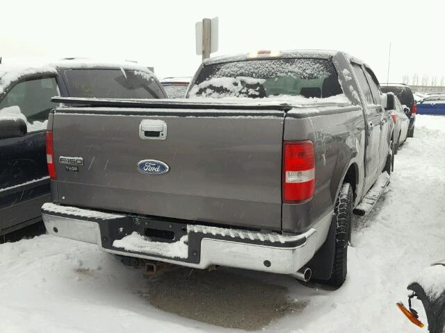 1FTRW14W78FB68804 - 2008 FORD F150 SUPER GRAY photo 4