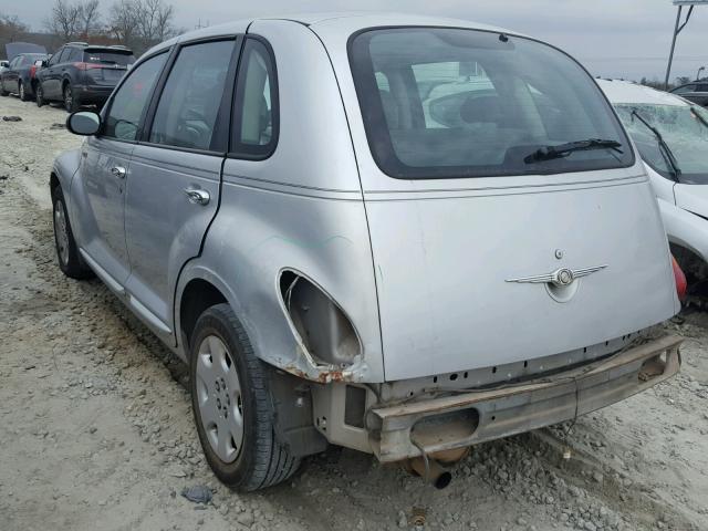 3C4FY48B23T541042 - 2003 CHRYSLER PT CRUISER SILVER photo 3