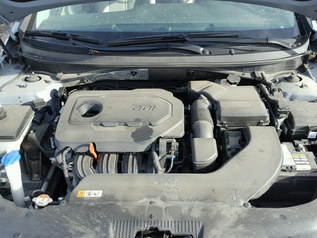 5NPE24AF5GH370061 - 2016 HYUNDAI SONATA SE GRAY photo 7