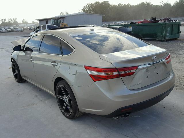 4T1BK1EB3DU076440 - 2013 TOYOTA AVALON BAS GOLD photo 3