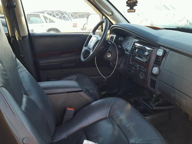 1B4HS28N01F607570 - 2001 DODGE DURANGO GRAY photo 5