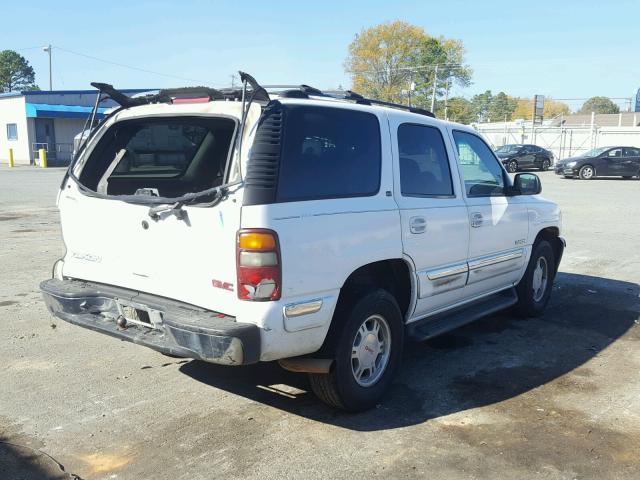 1GKEC13T9YJ132676 - 2000 GMC YUKON WHITE photo 4