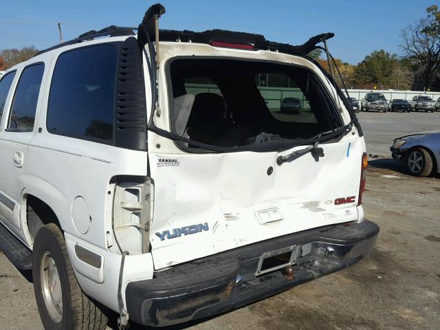 1GKEC13T9YJ132676 - 2000 GMC YUKON WHITE photo 9