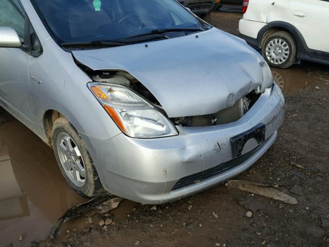 JTDKB20U683432071 - 2008 TOYOTA PRIUS GRAY photo 9